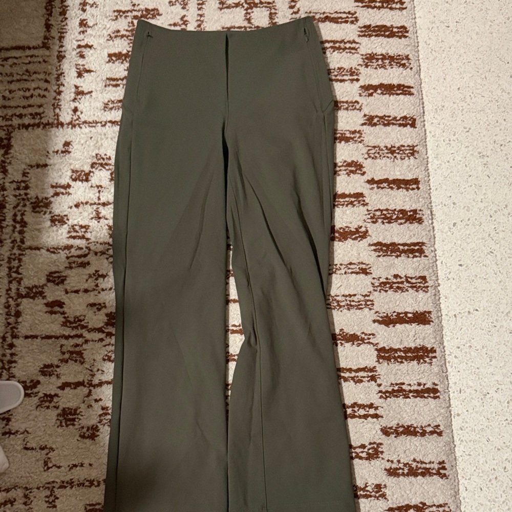 lululemon athletica Olive Green Cropped Pants
